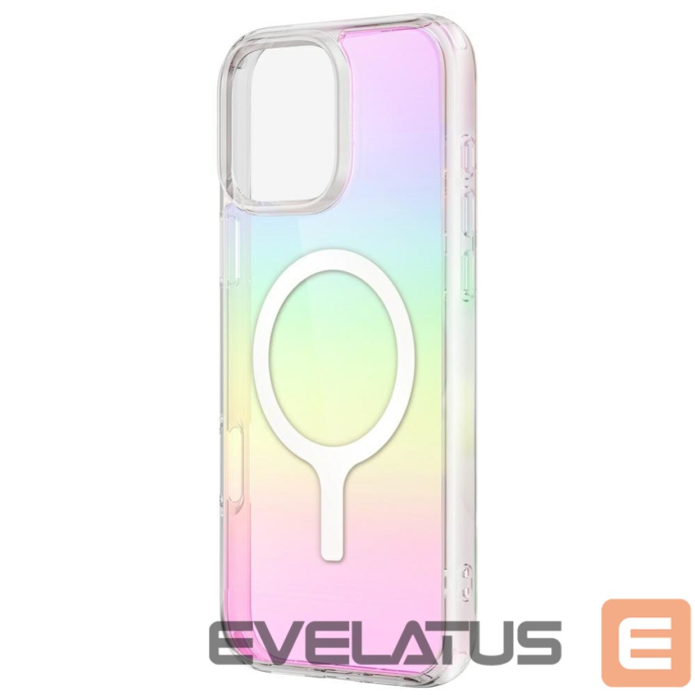 Kitos prekės UNIQ Uniq Iridescia Magclick Charging Case for iPhone 16 - Multicolor