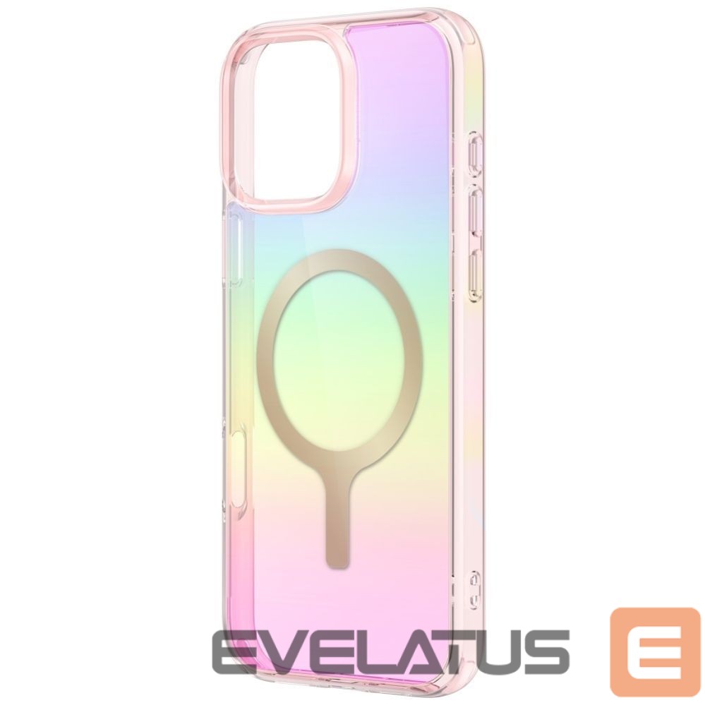 Kitos prekės UNIQ Uniq Iridescia Magclick Charging Case for iPhone 16 Pro - Pink