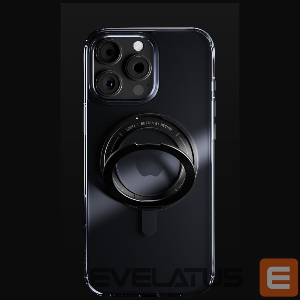 Kitos prekės UNIQ Uniq Swivix 360 Rotating Kickstand Case for iPhone 16 Pro Max - Black