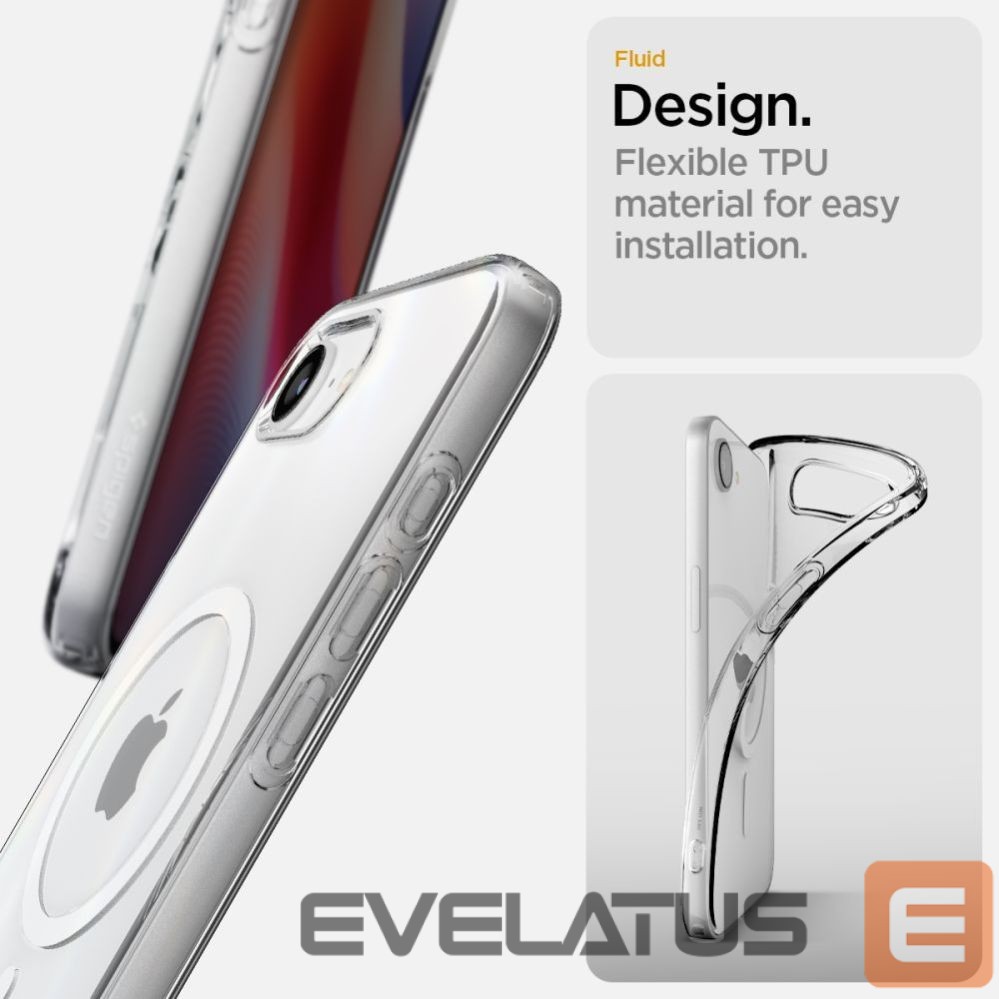 Kitos prekės Spigen Spigen Liquid Crystal Mag MagSafe Case for iPhone 16e / 17e - Transparent