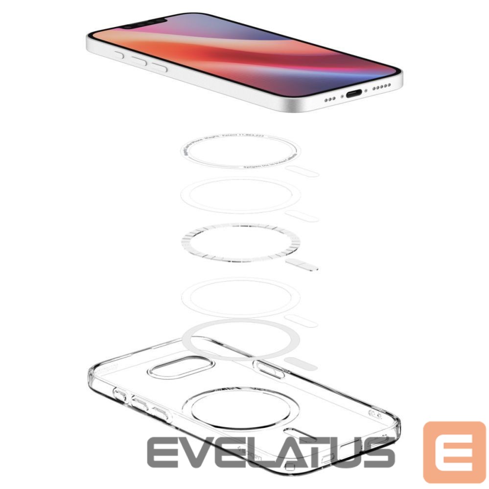 Kitos prekės Spigen Spigen Liquid Crystal Mag MagSafe Case for iPhone 16e / 17e - Transparent