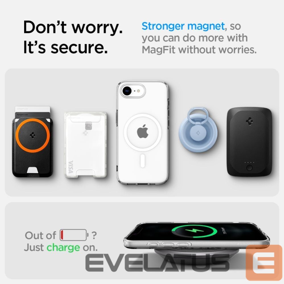 Kitos prekės Spigen Spigen Liquid Crystal Mag MagSafe Case for iPhone 16e / 17e - Transparent