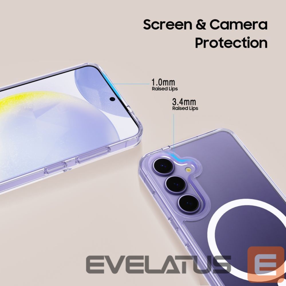 Kitos prekės Tech-Protect Tech-Protect FlexAir Hybrid MagSafe Case for Samsung Galaxy A56 5G - Transparent