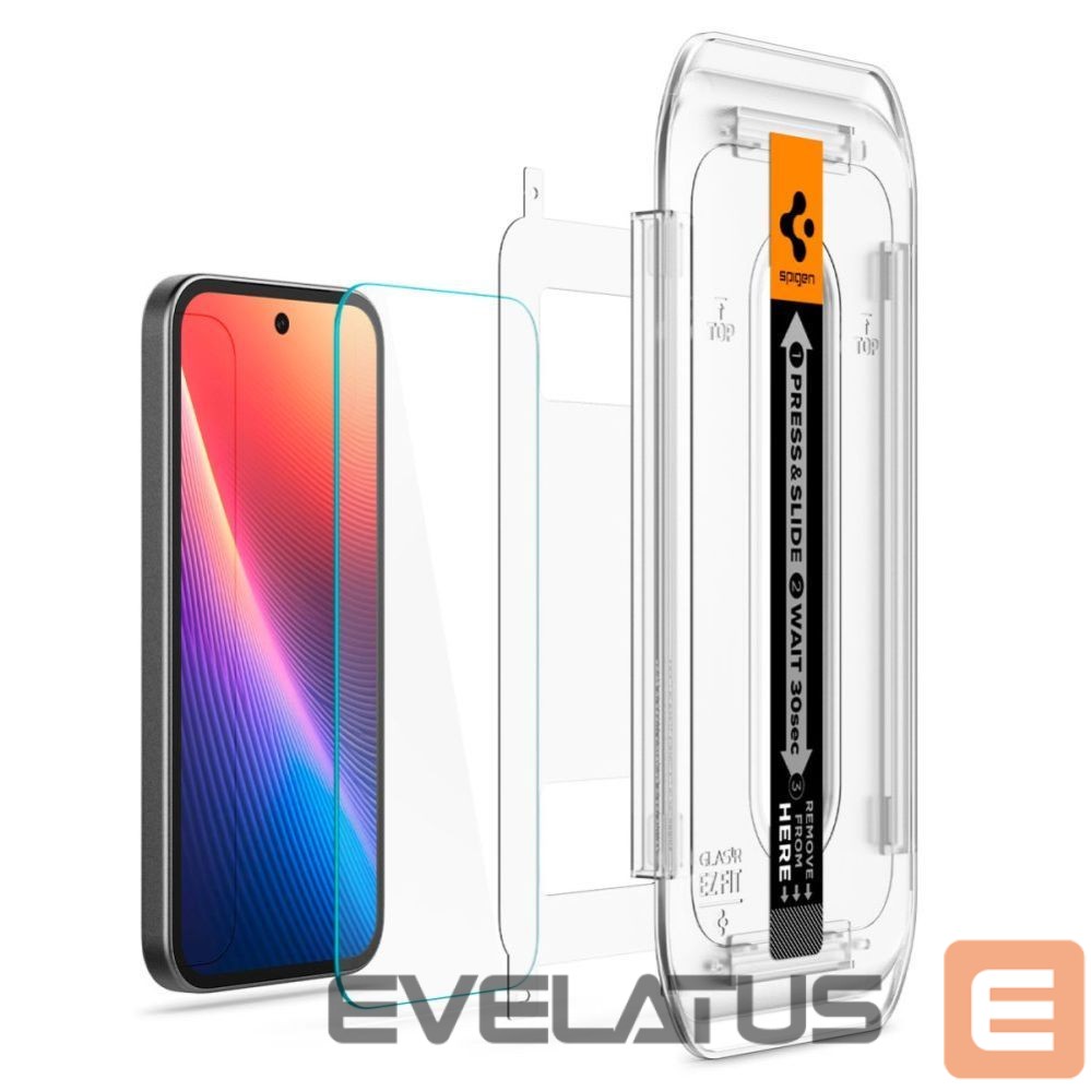 Kitos prekės Spigen Spigen Glas.TR "Ez Fit" Tempered Glass 2-pack for Google Pixel 9A - Clear