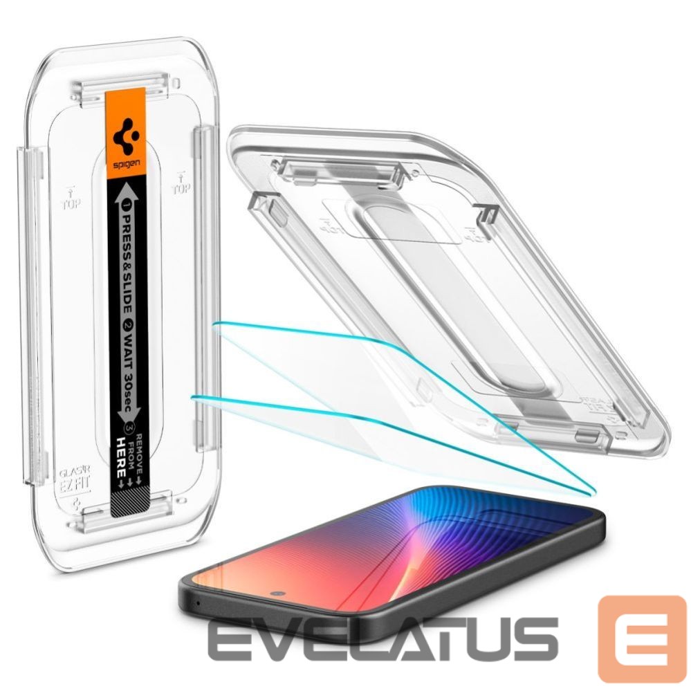 Kitos prekės Spigen Spigen Glas.TR "Ez Fit" Tempered Glass 2-pack for Google Pixel 9A - Clear