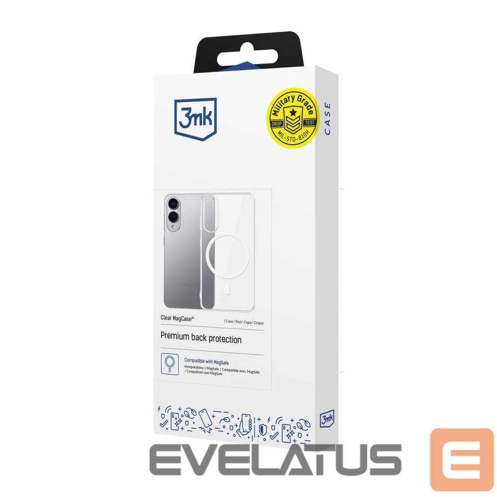 Kitos prekės 3MK 3mk Clear MagCase for Samsung Galaxy S25 Edge - transparent