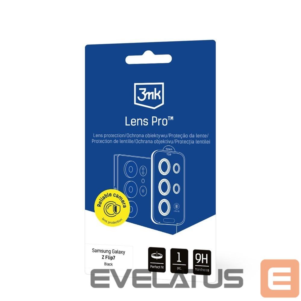 Kitos prekės 3MK 3mk Lens Protection Pro Camera Glass for Samsung Galaxy Z Flip 7 - Black