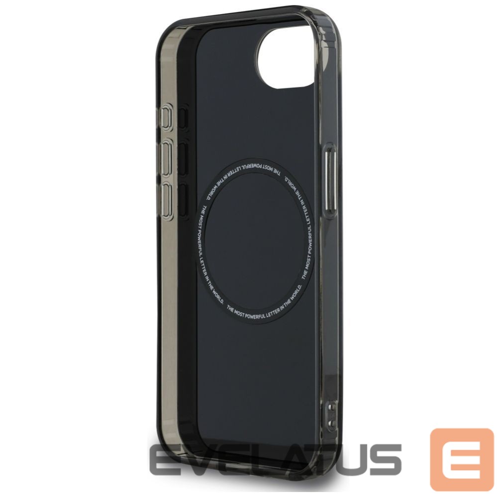 Kitos prekės BMW BMW IML Metal White Circle MagSafe iPhone 16e Case - Black