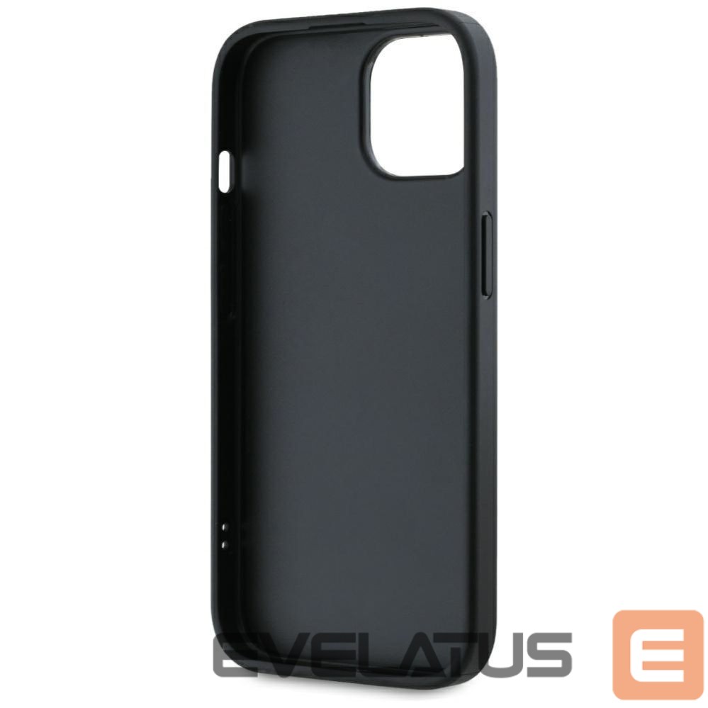 Kitos prekės Karl Lagerfeld Karl Lagerfeld Saffiano Athleisure Stripes Cord iPhone 15 Case - Pink