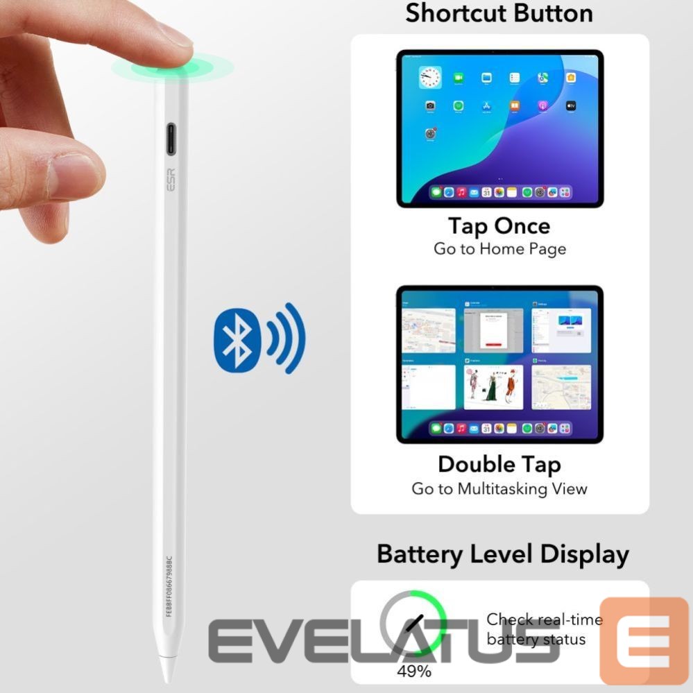 Kitos prekės ESR ESR Geo Digital Stylus - White