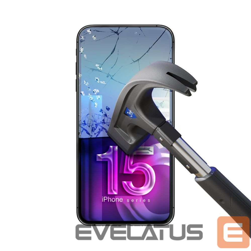 Kitos prekės 3MK Hybrid glass 3mk FlexibleGlass v2.0 for Apple iPhone 15 Pro