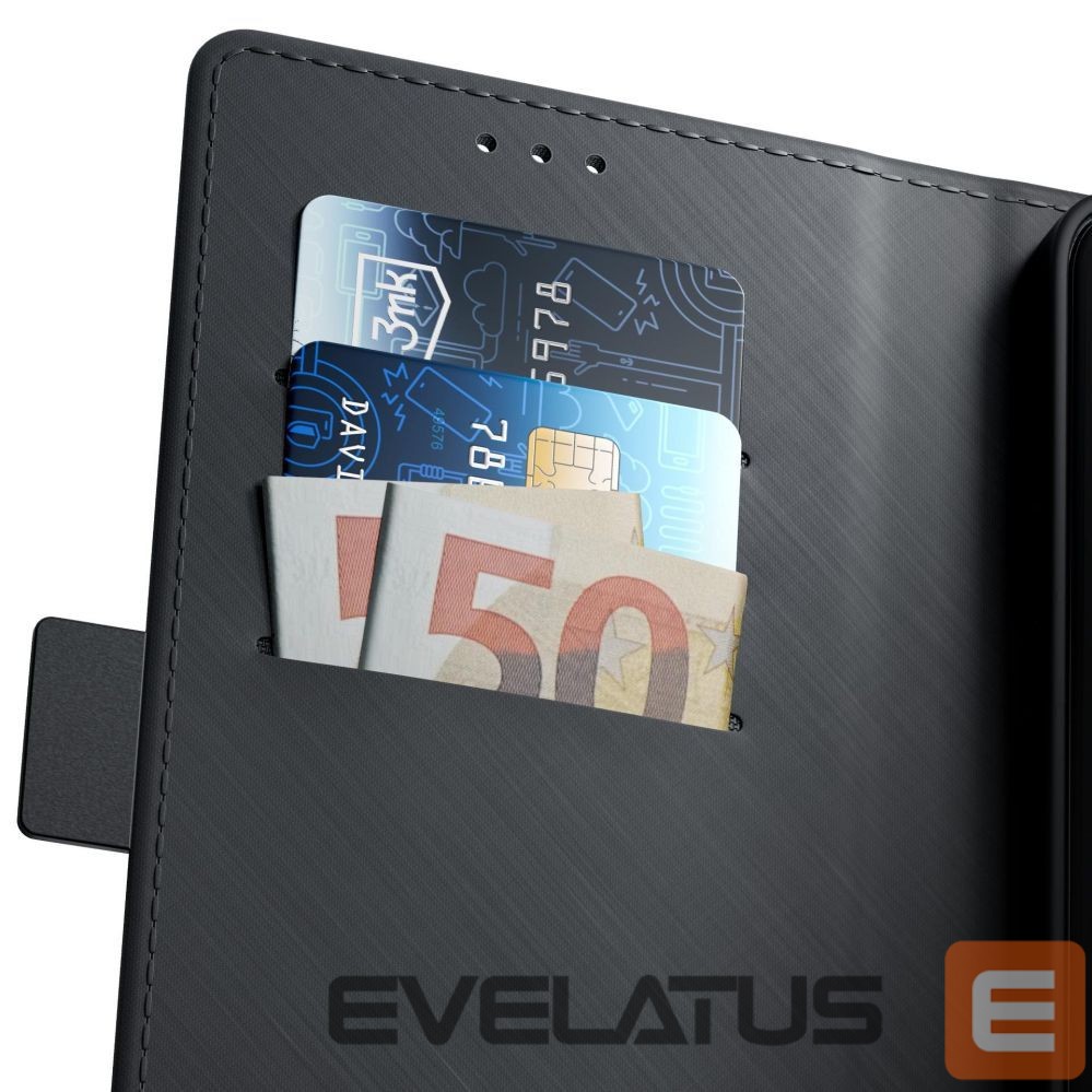 Kitos prekės 3MK 3mk Wallet Case for iPhone 17 Pro - Black