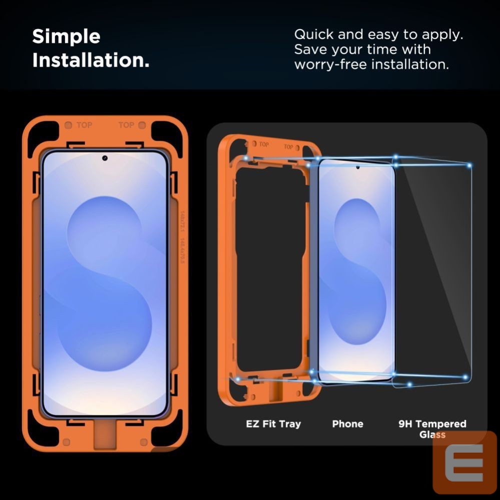 Kitos prekės Tech-Protect Tech-Protect Quick Set+ Tempered Glass for Samsung Galaxy S25+ - Transparent