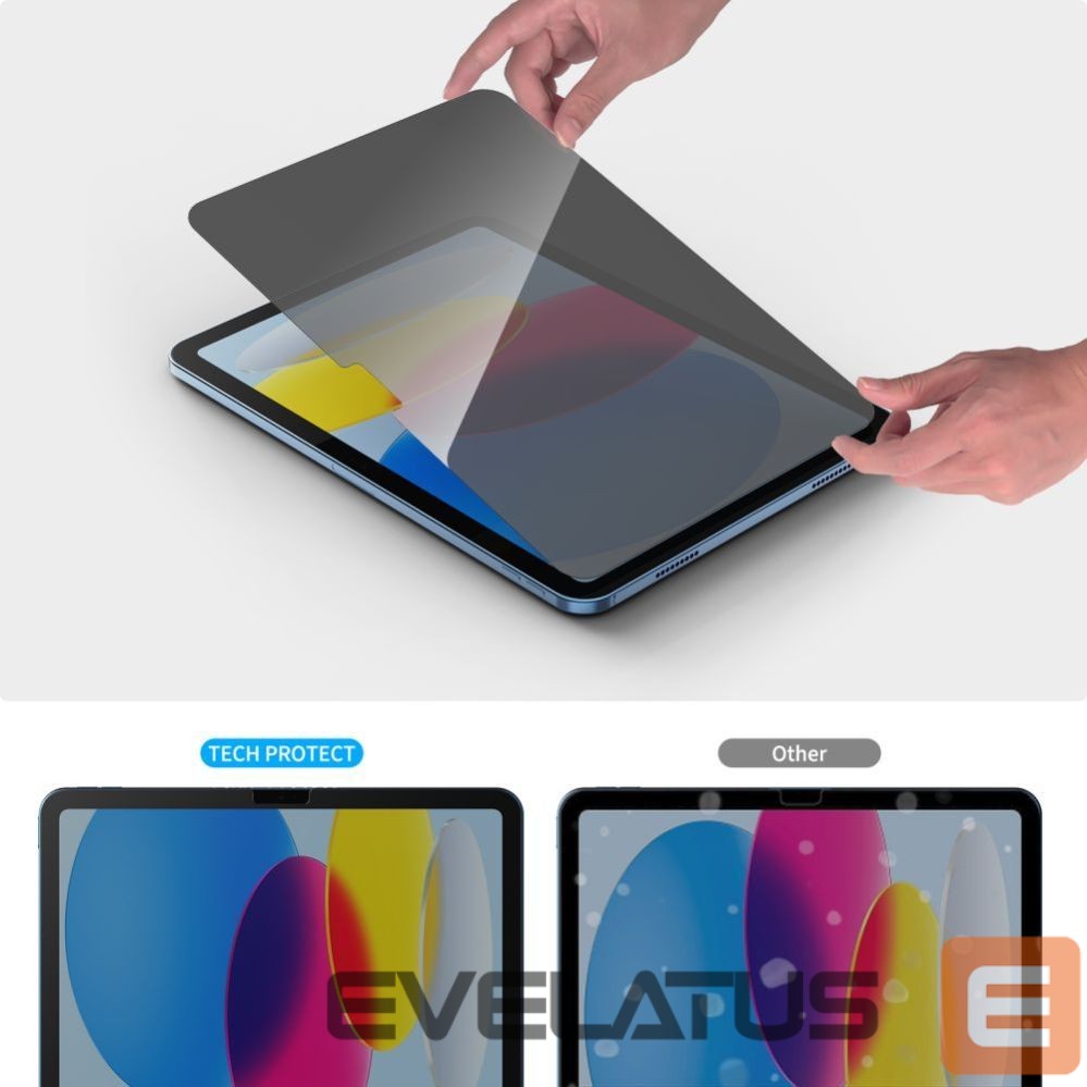 Kitos prekės Tech-Protect Tech-Protect Glass Spy+ Privacy Glass for iPad 10.9” 2022 / iPad 11” 2025