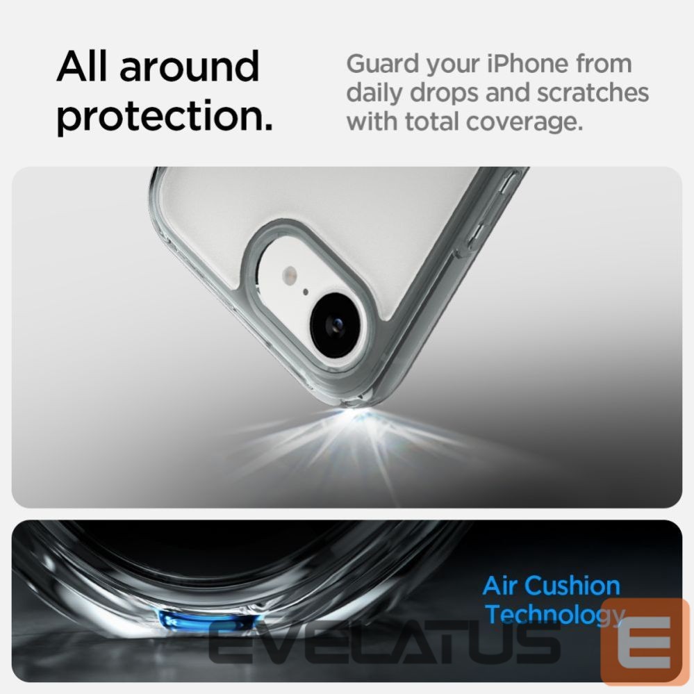 Kitos prekės Spigen Spigen Ultra Hybrid Case for iPhone 16e / 17e - Gray