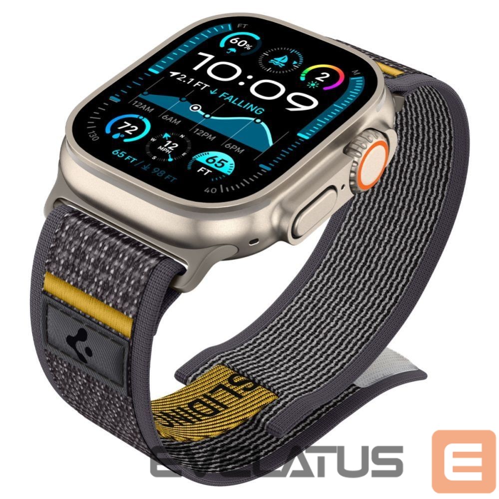 Kitos prekės Spigen Spigen Athlex Air Strap for Apple Watch 44 / 45 / 46 / 49 mm - Gray