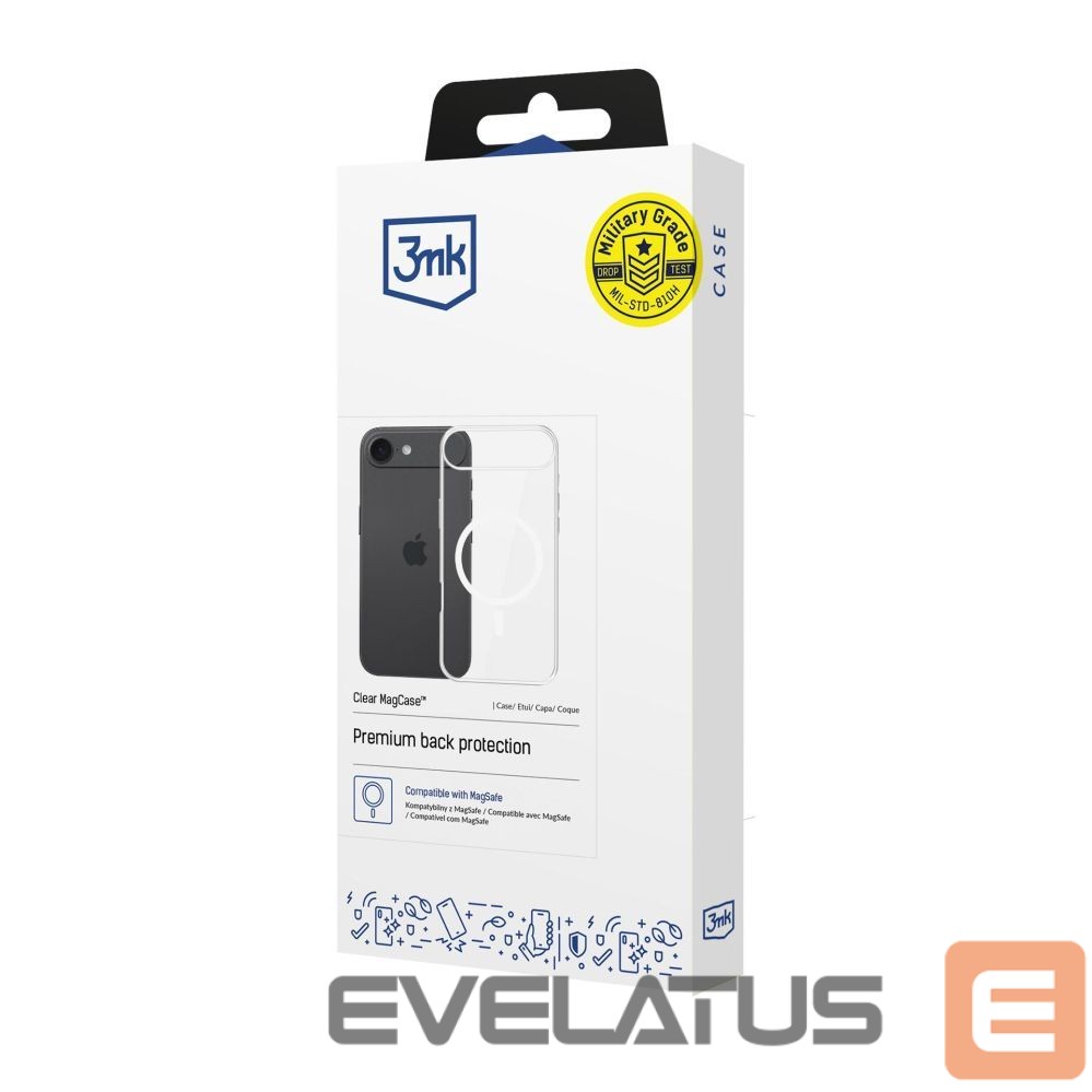 Kitos prekės 3MK 3mk Clear MagCase for Apple iPhone 17 Air - transparent