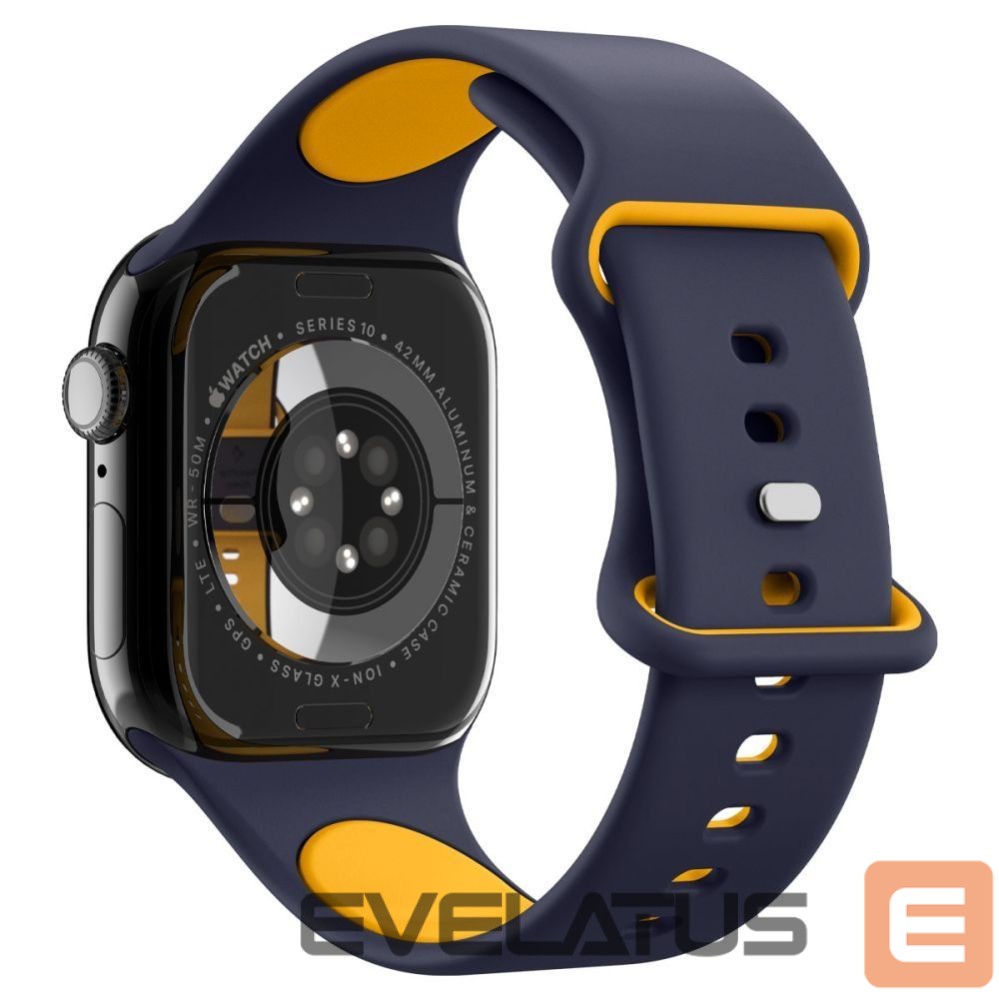 Kitos prekės Spigen Spigen Nano Pop Strap for Apple Watch 40/41/42 mm - Navy Blue/Orange