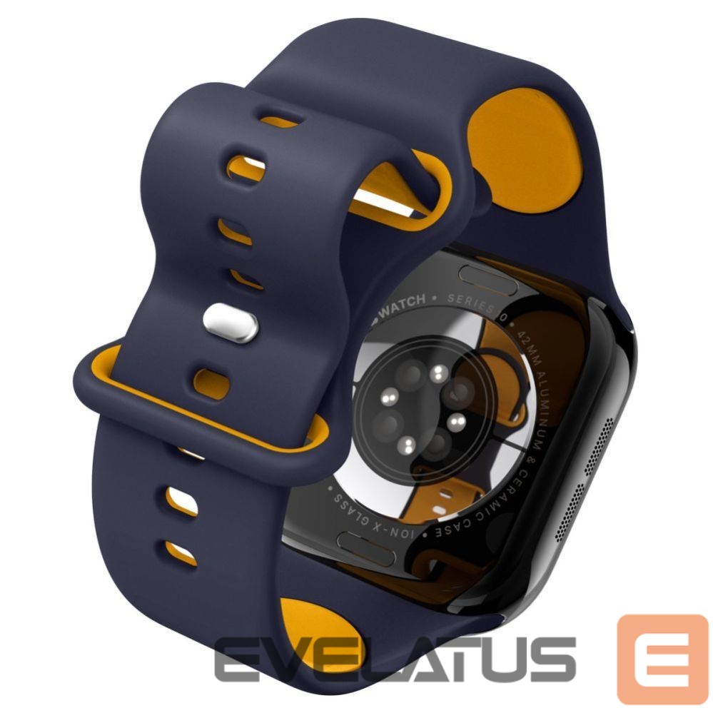 Kitos prekės Spigen Spigen Nano Pop Strap for Apple Watch 40/41/42 mm - Navy Blue/Orange
