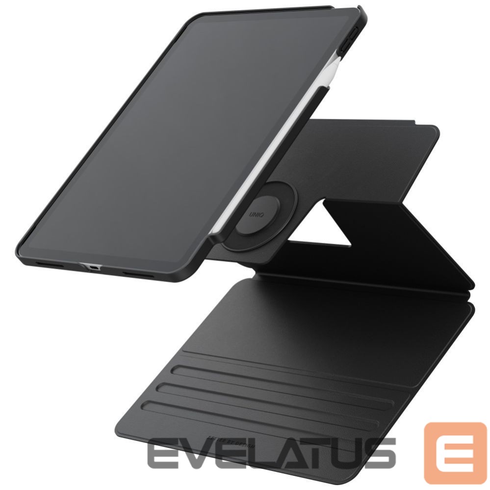 Kitos prekės UNIQ Uniq Rovus Snapmount Magnetic 360 Rotating Detachable case for iPad Pro 13" 2024 (7th generation) - black