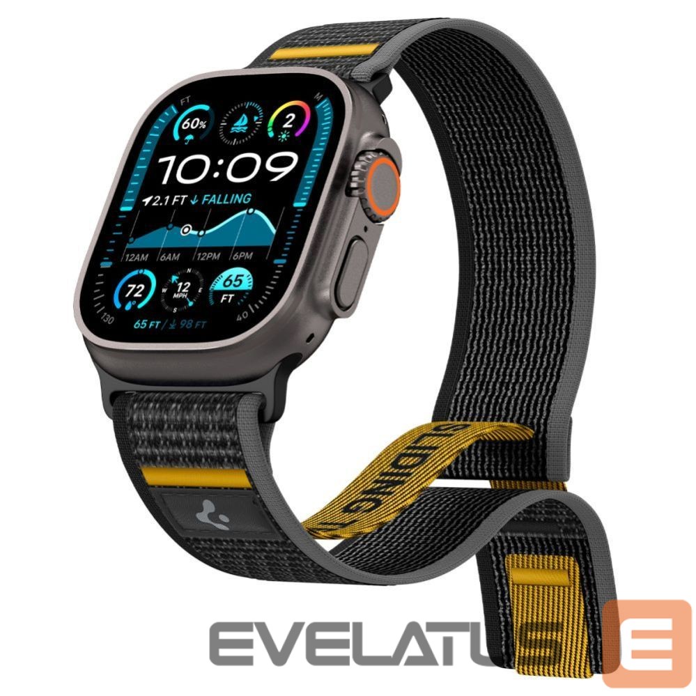 Kitos prekės Spigen Spigen Athlex Air Strap for Apple Watch 44 / 45 / 46 / 49 mm - Black