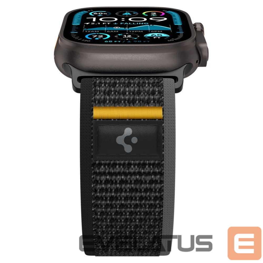 Kitos prekės Spigen Spigen Athlex Air Strap for Apple Watch 44 / 45 / 46 / 49 mm - Black