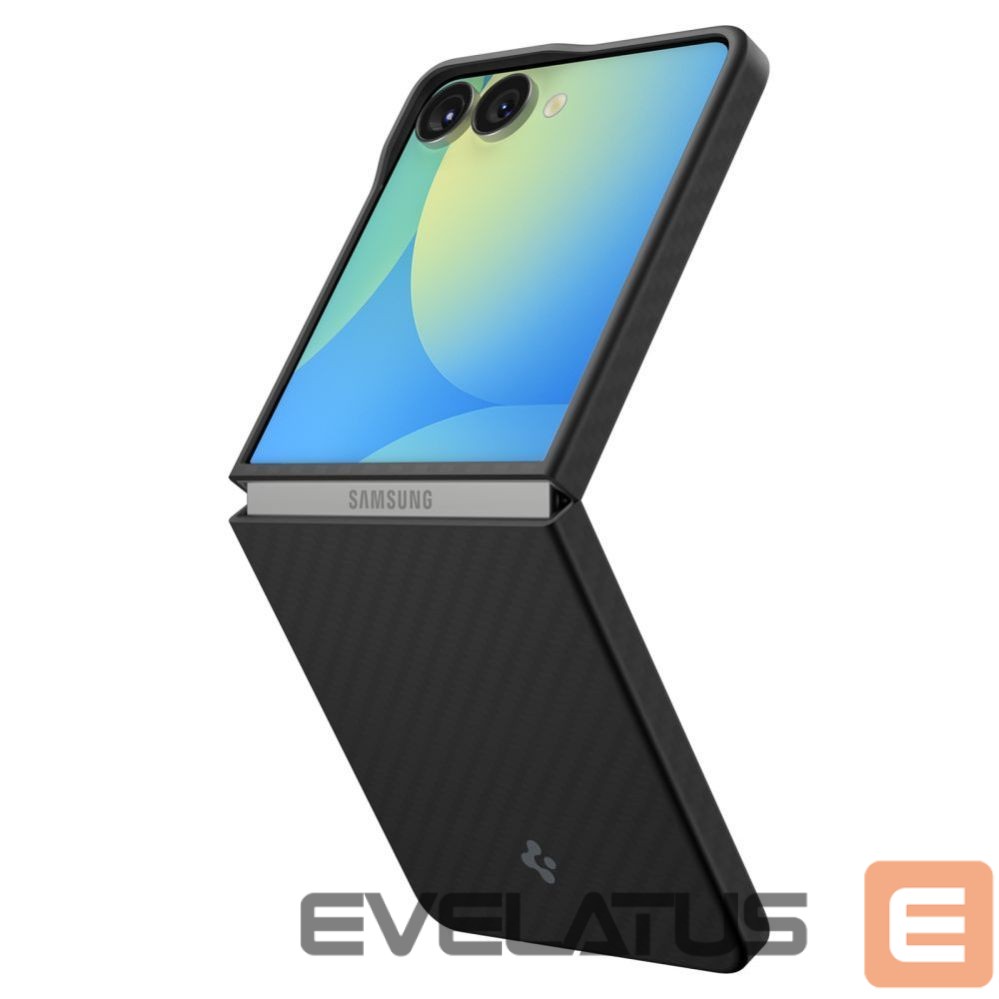 Kitos prekės Spigen Spigen AirSkin Aramid Case for Samsung Galaxy Z Flip 7 - Black