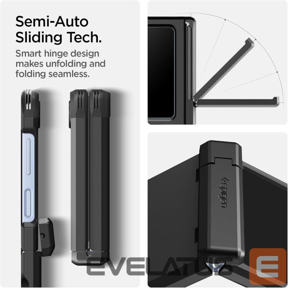 Kitos prekės Spigen Spigen Tough Armor Pro Mag MagSafe Case for Samsung Galaxy Z Flip 6 / 7 FE - Black