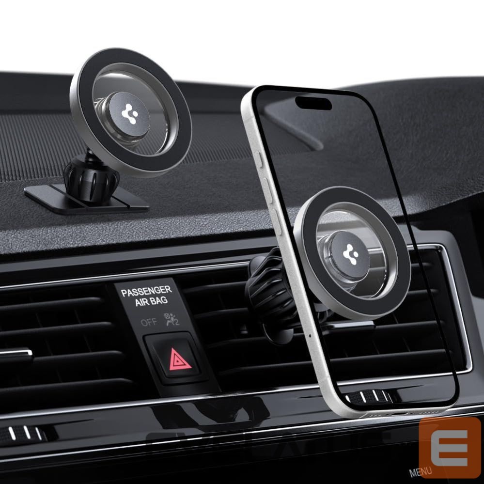 Kitos prekės Spigen Spigen MFT13 MagSafe Car Holder for Cockpit or Air Vent - Silver