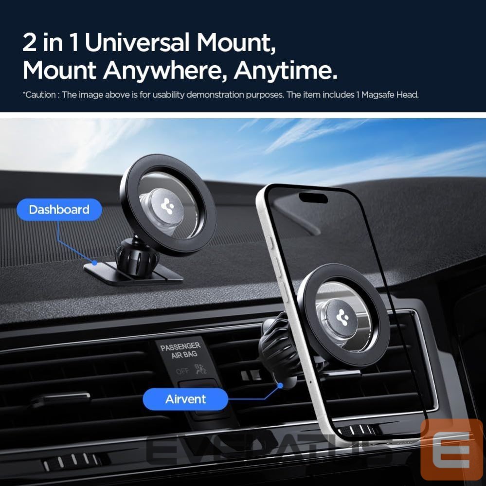 Kitos prekės Spigen Spigen MFT13 MagSafe Car Holder for Cockpit or Air Vent - Black