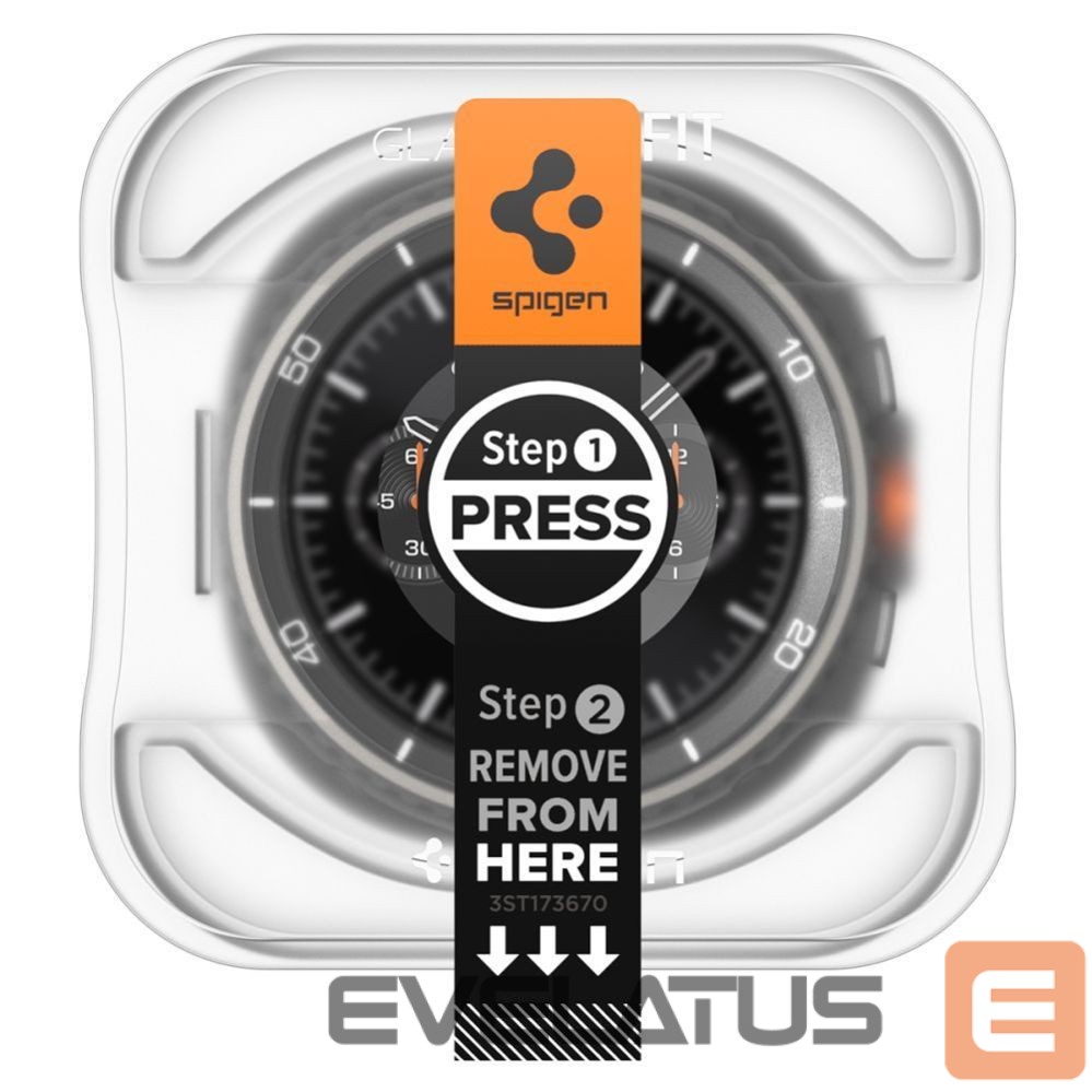 Kitos prekės Spigen Spigen Glas.TR ”Ez-Fit” Tempered Glass for Samsung Galaxy Watch 8 46mm - Transparent
