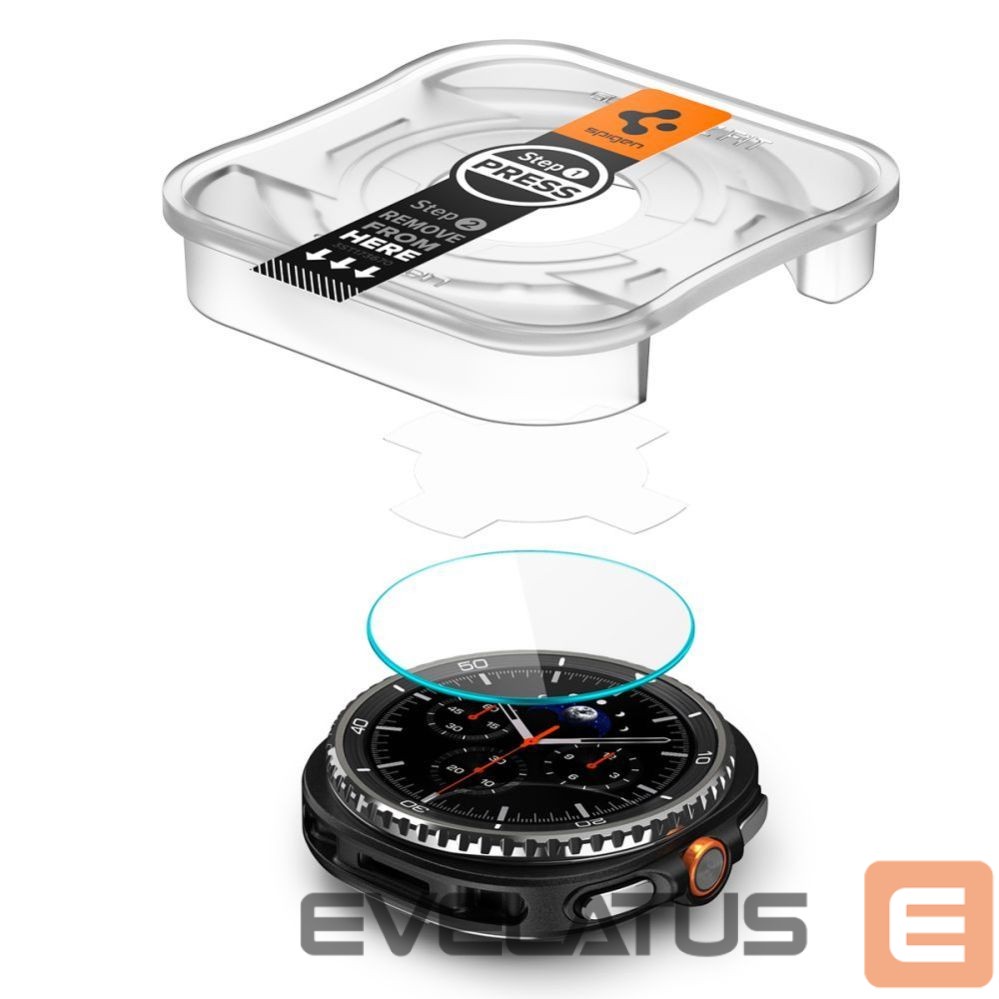 Kitos prekės Spigen Spigen Glas.TR ”Ez-Fit” Tempered Glass for Samsung Galaxy Watch 8 46mm - Transparent