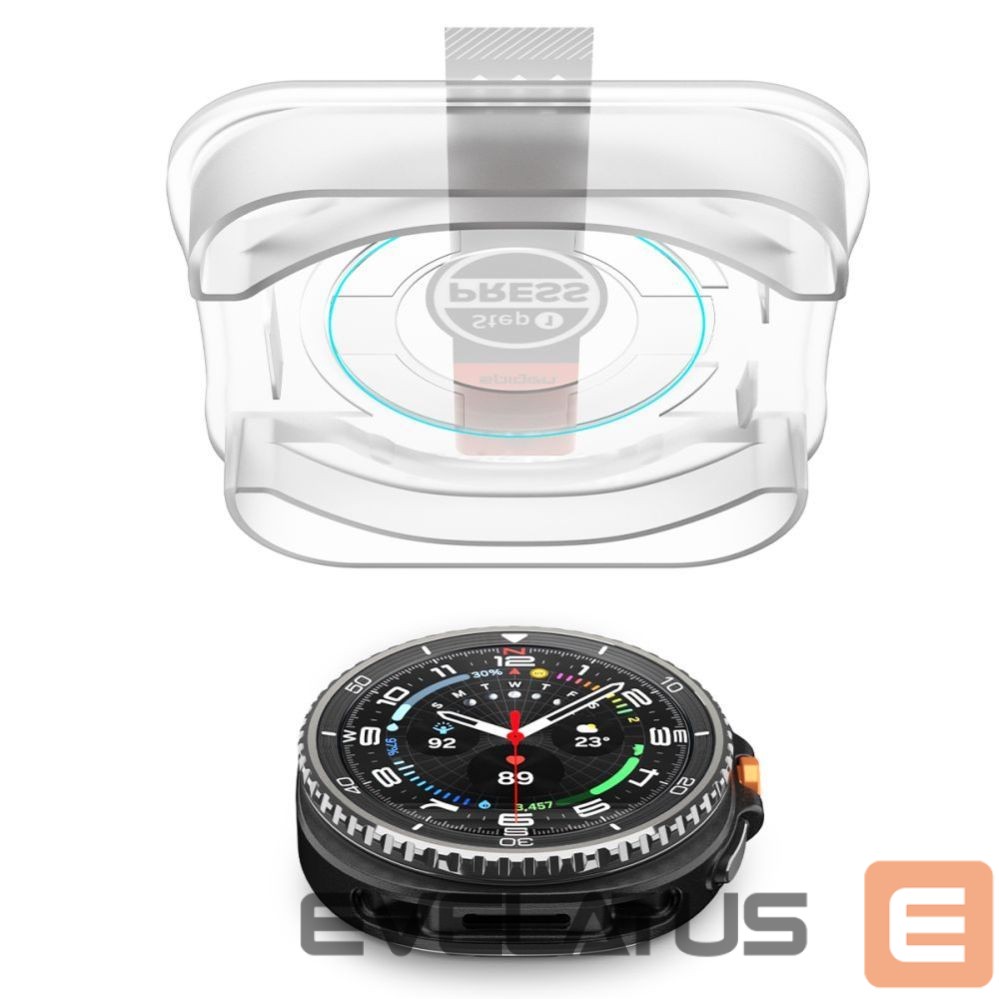 Kitos prekės Spigen Spigen Glas.TR ”Ez-Fit” Tempered Glass for Samsung Galaxy Watch 8 46mm - Transparent