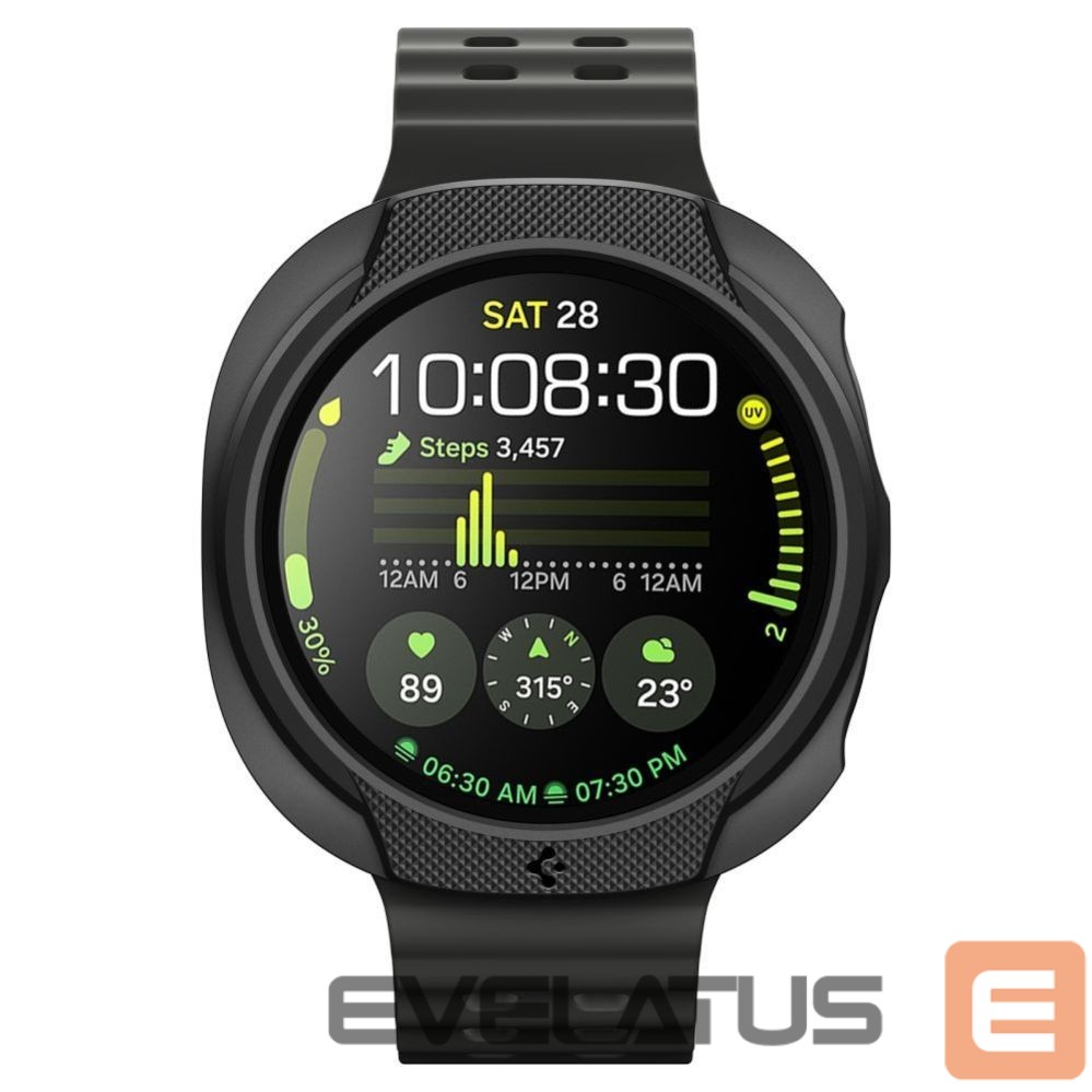 Kitos prekės Spigen Spigen Liquid Air Case for Samsung Galaxy Watch 8 40mm - Matte Black