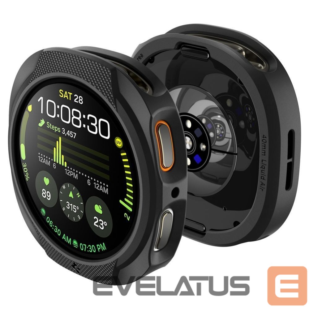 Kitos prekės Spigen Spigen Liquid Air Case for Samsung Galaxy Watch 8 40mm - Matte Black
