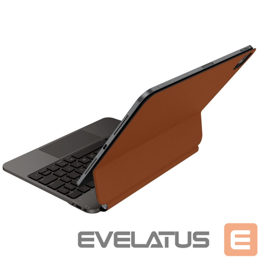 Kitos prekės UNIQ Uniq Venno Pro Magnetic Smart Case with Keyboard for iPad 11" 2025 / iPad Air 11" 2024 / 2025 / iPad Pro 11" 2018 / 2020 / 2021 / 2022 / 2024 - Brown
