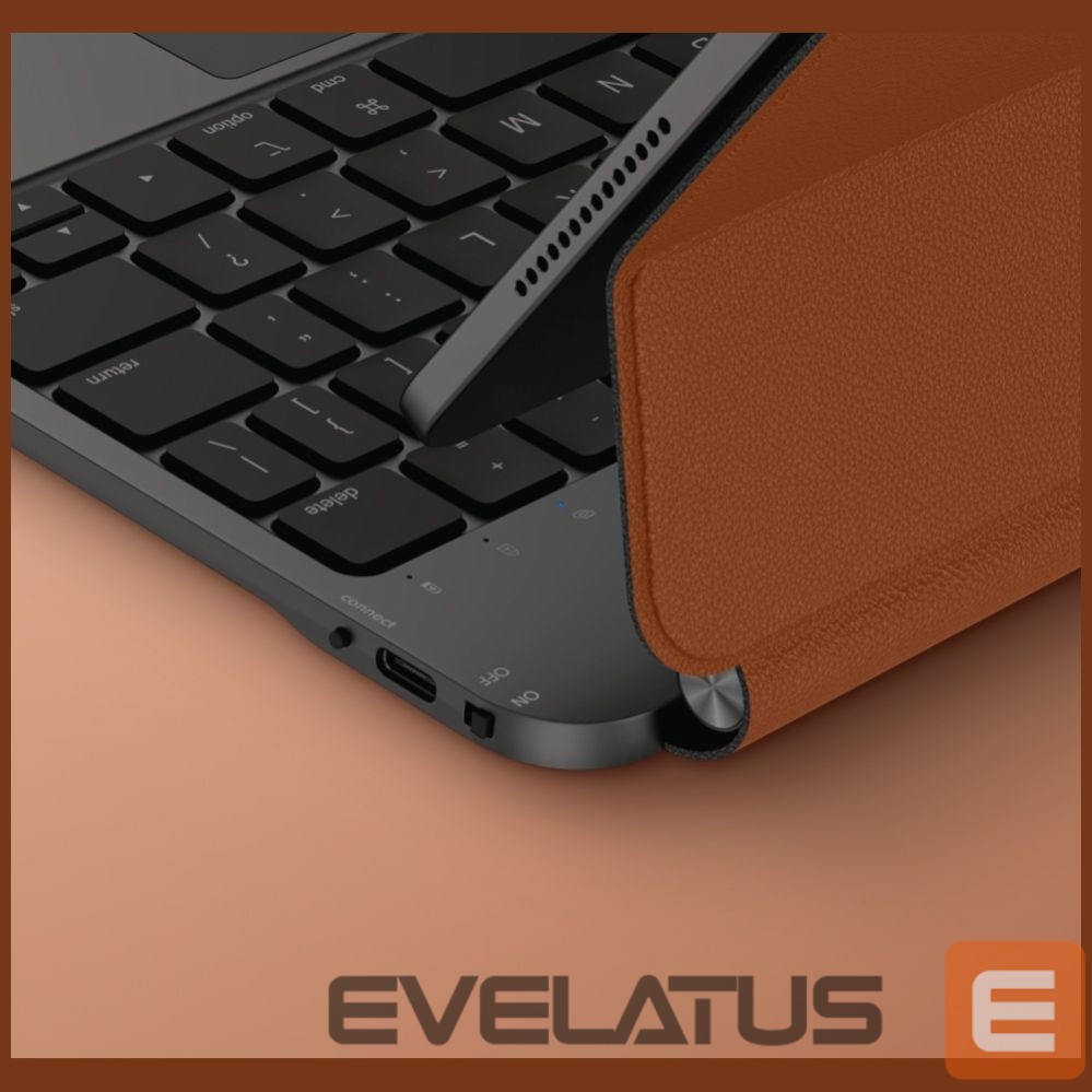 Kitos prekės UNIQ Uniq Venno Pro Magnetic Smart Case with Keyboard for iPad 11" 2025 / iPad Air 11" 2024 / 2025 / iPad Pro 11" 2018 / 2020 / 2021 / 2022 / 2024 - Brown