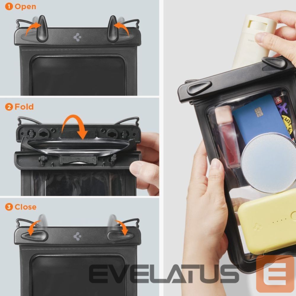Kitos prekės Spigen Spigen A603 waterproof case - black