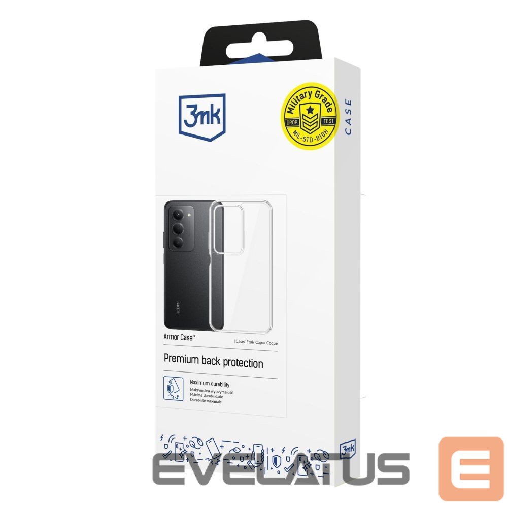 Kitos prekės 3MK 3mk Armor Case for Xiaomi Redmi 15 5G - transparent