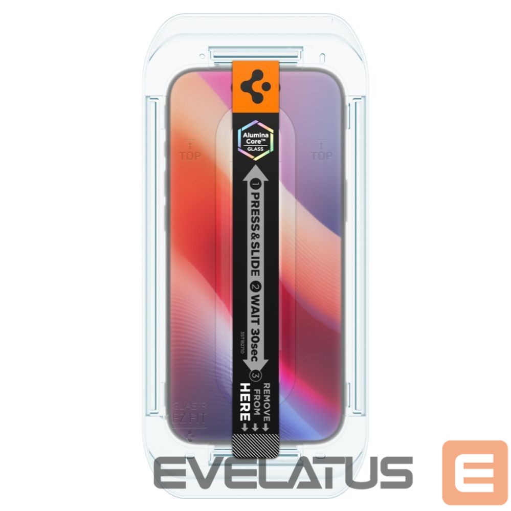 Kitos prekės Spigen Spigen Glas.TR EZ Fit 2-pack tempered glass for iPhone 17 Air - transparent