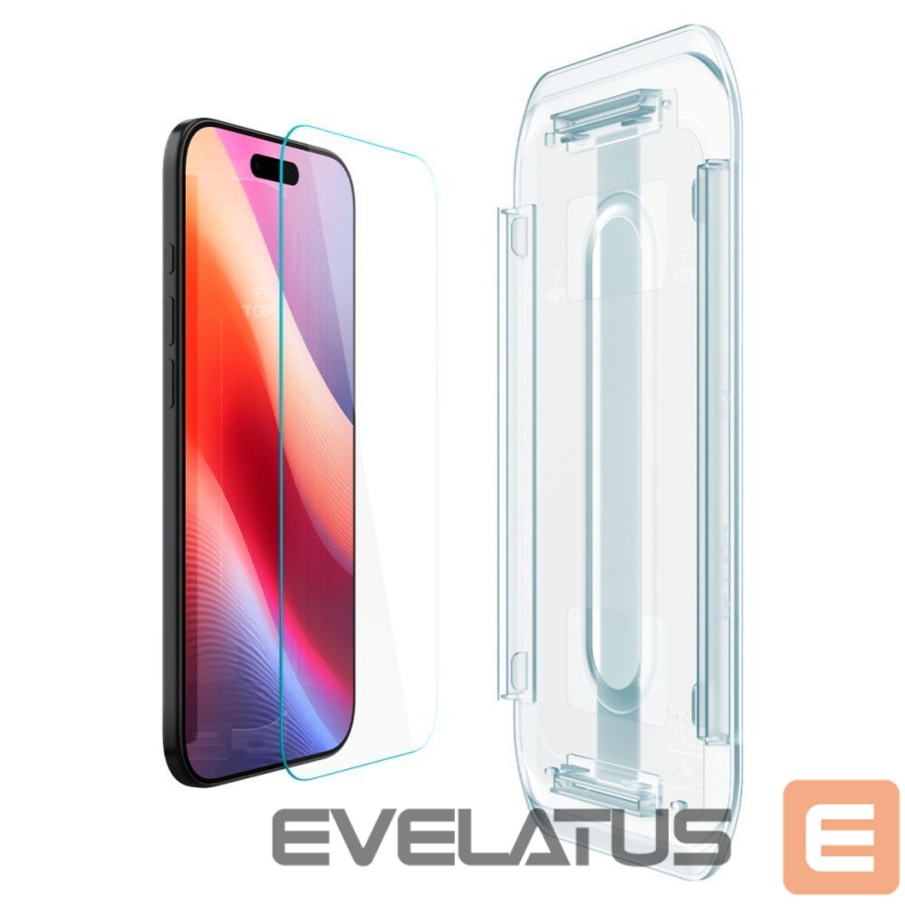 Kitos prekės Spigen Spigen Glas.TR EZ Fit 2-pack tempered glass for iPhone 17 Air - transparent
