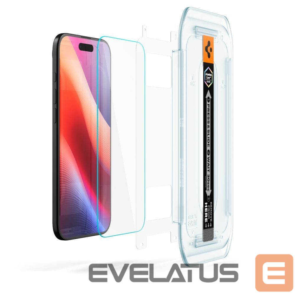 Kitos prekės Spigen Spigen Glas.TR EZ Fit 2-pack tempered glass for iPhone 17 Air - transparent