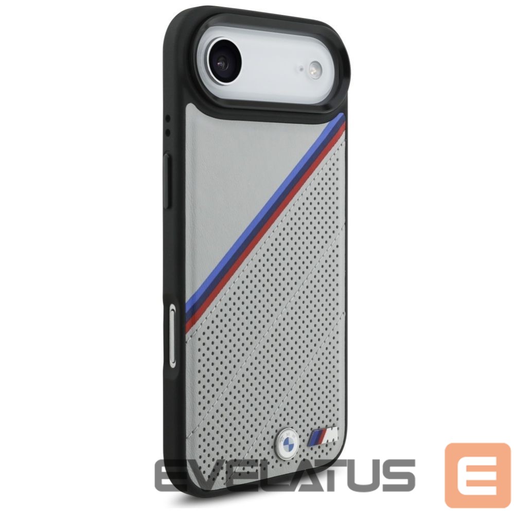 Kitos prekės BMW BMW M Tricolor Metal Logo MagSafe Case for iPhone 17 Air - Gray