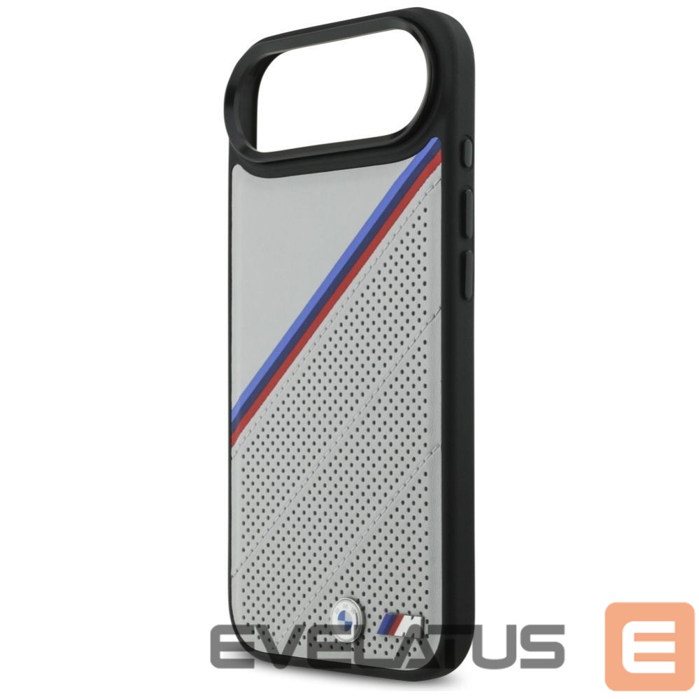 Kitos prekės BMW BMW M Tricolor Metal Logo MagSafe Case for iPhone 17 Air - Gray