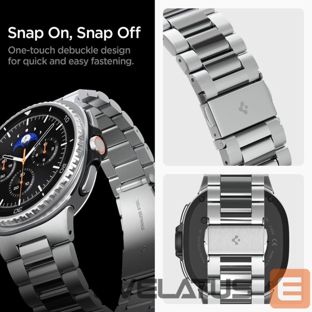 Kitos prekės Spigen Spigen Modern Fit Band for Samsung Galaxy Watch 40/44/46 mm - Silver