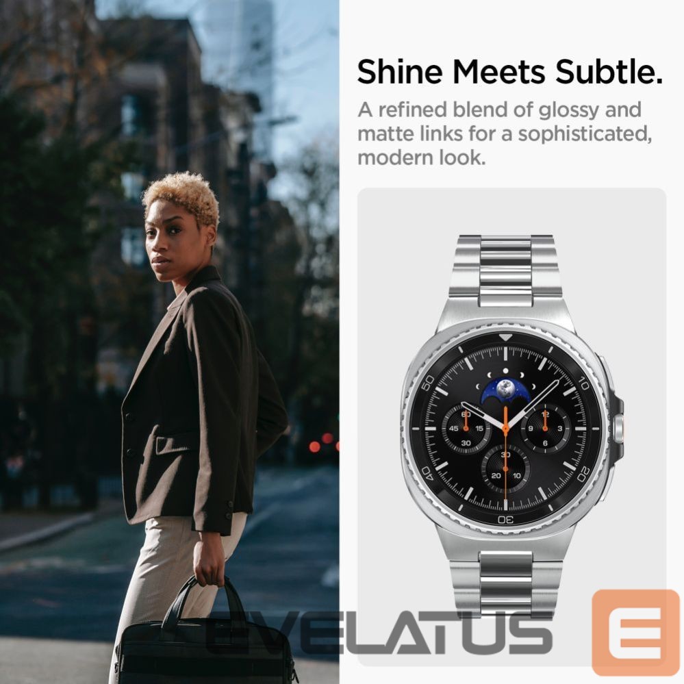 Kitos prekės Spigen Spigen Modern Fit Band for Samsung Galaxy Watch 40/44/46 mm - Silver