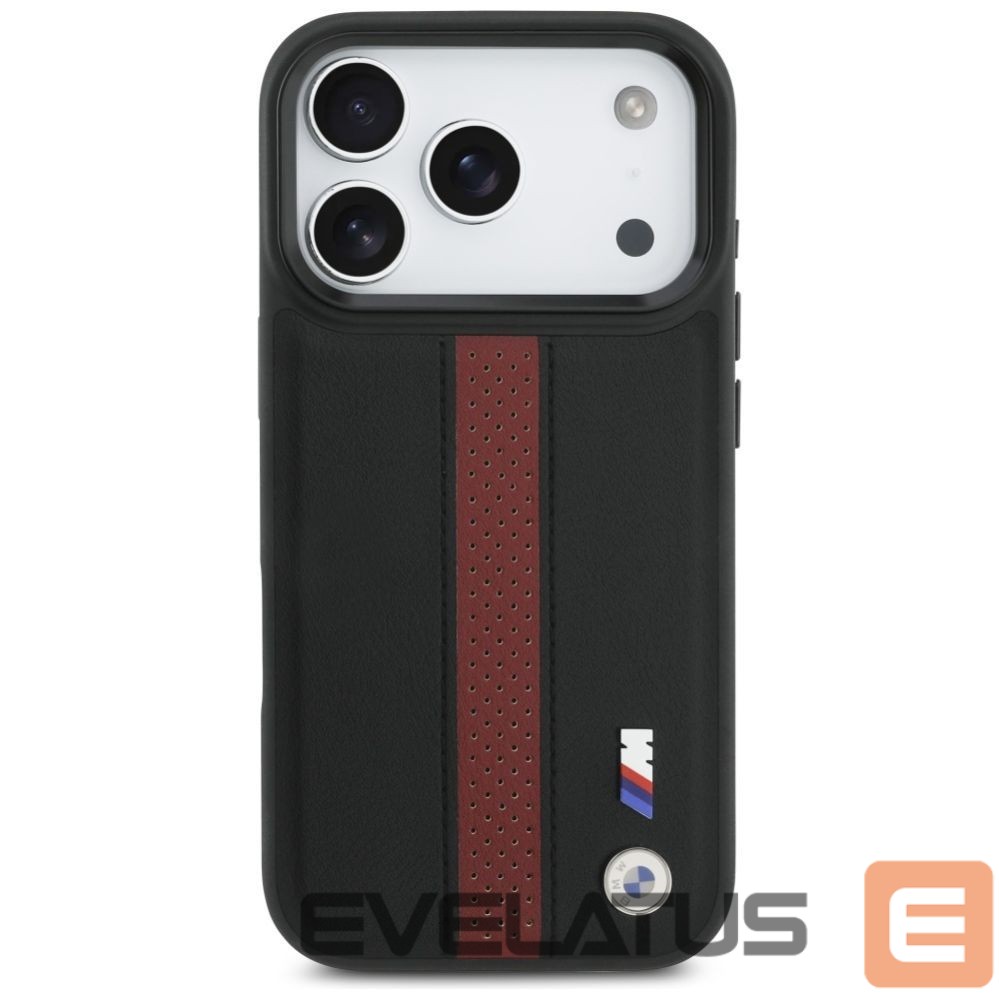 Kitos prekės BMW BMW M Perforated Stripe Logo MagSafe Case for iPhone 17 Pro - Red