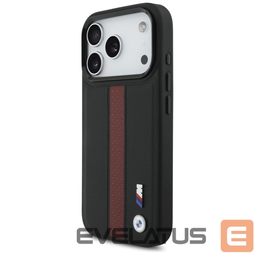 Kitos prekės BMW BMW M Perforated Stripe Logo MagSafe Case for iPhone 17 Pro - Red
