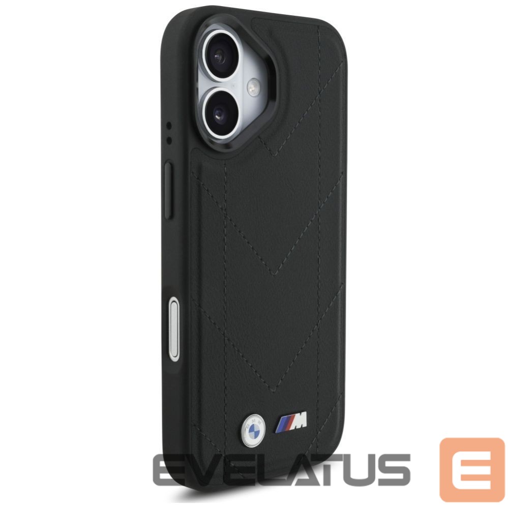 Kitos prekės BMW BMW M Quilted Logo MagSafe iPhone 17 Case - Black