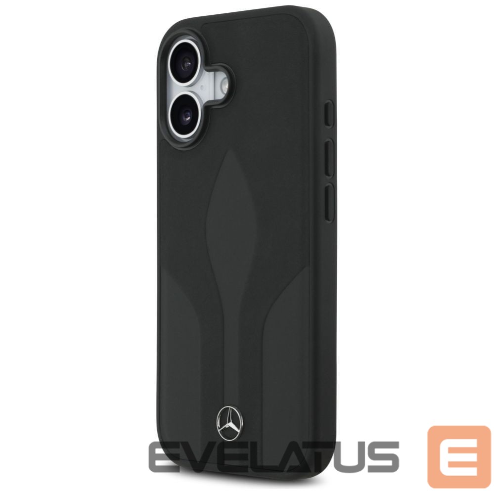 Kitos prekės Mercedes-Benz Mercedes Leather The Move MagSafe case for iPhone 17 - black